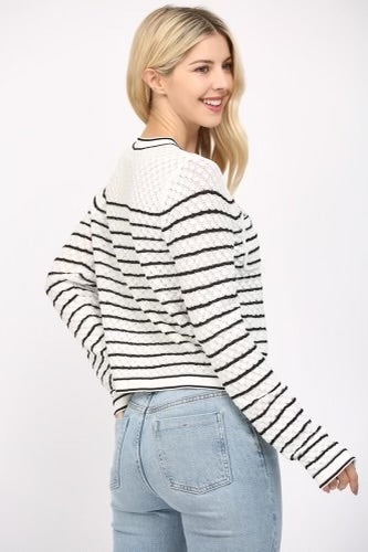 Fate Striped Cardigan