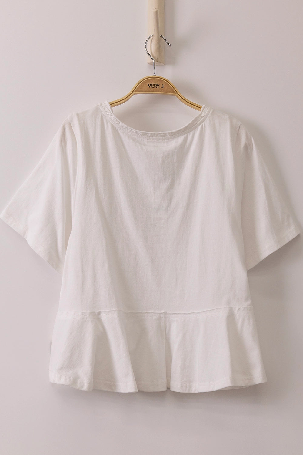 Mineral Washed V-Neck Knit Top