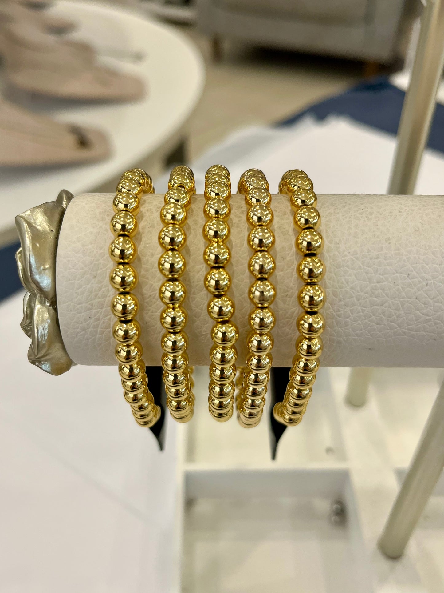 Gold Bead Bracelet