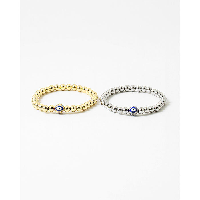 Evil Eye Beaded Bracelet