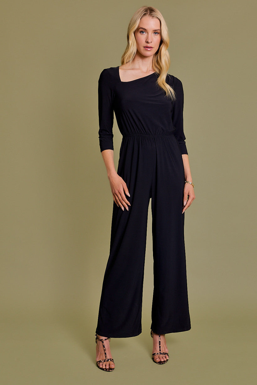 sparkly hoco dresses Gilli Clothing Long Sleeve Unbalanced Neck One Shoulder Jumpsuit Small