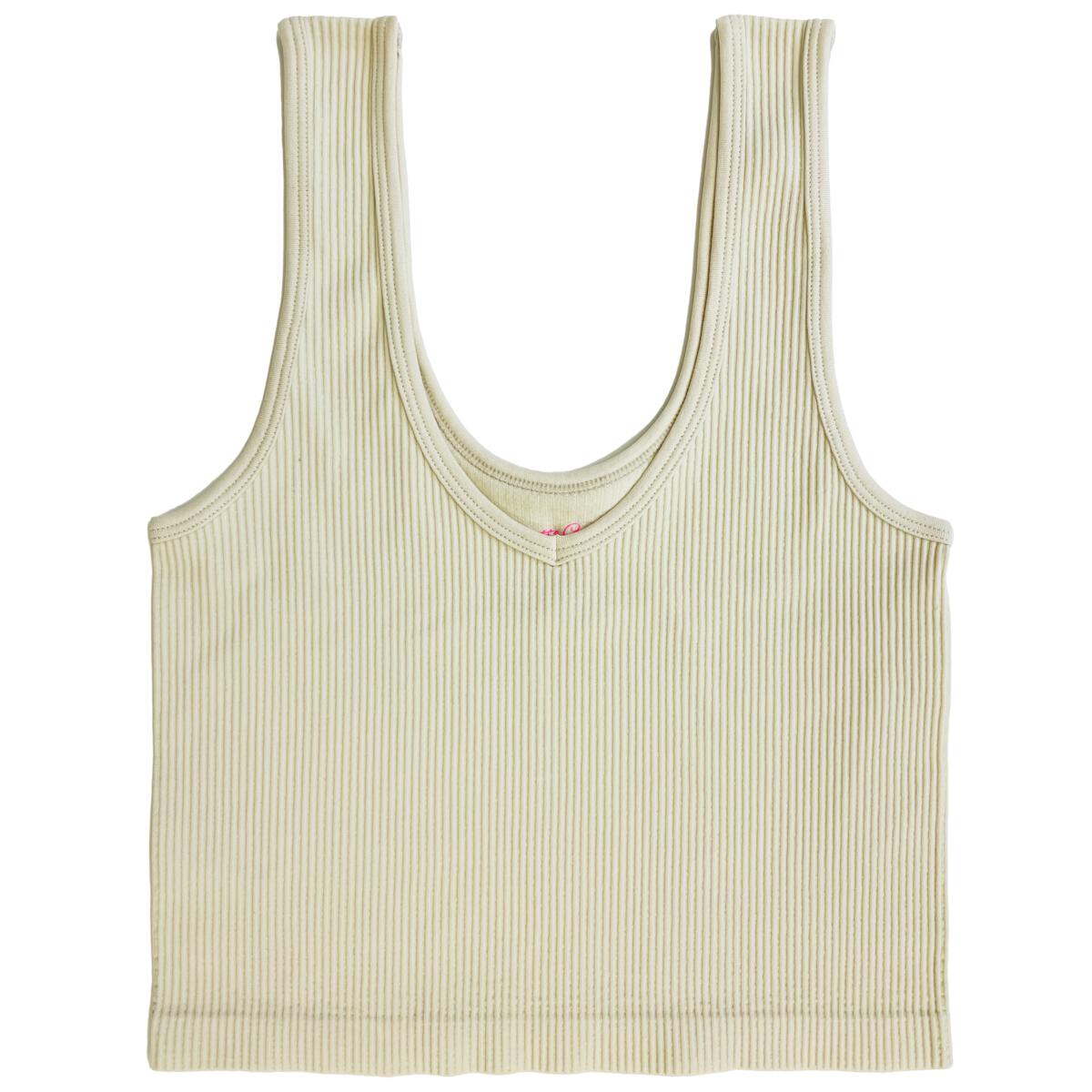 Suzette Ribbed Brami V-Neck Tank