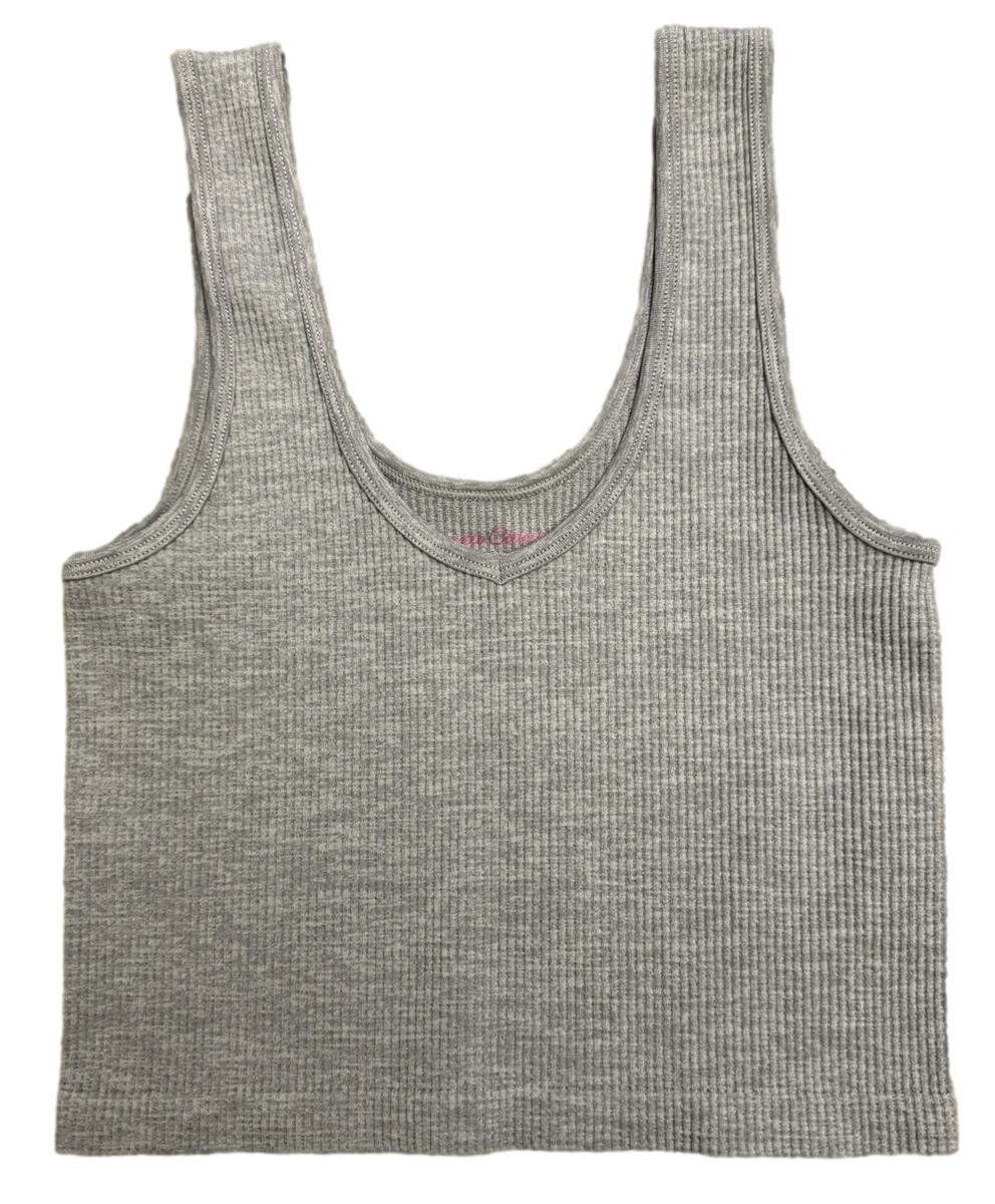 Suzette Ribbed Brami V-Neck Tank