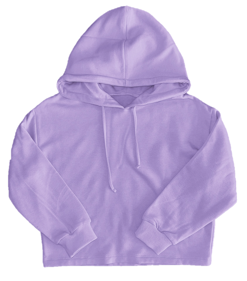 Suzette Tween Cloud Hoodie With Raw Edge