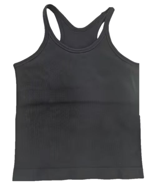 Suzette Tween Rib Tank with Built In Shelf Bra
