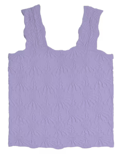 Smocking Tween Lace Tank