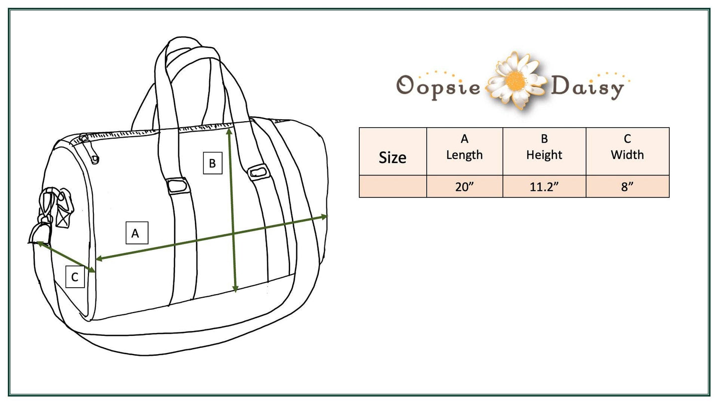 Kids Smiley Face Checkered Weekender Bag