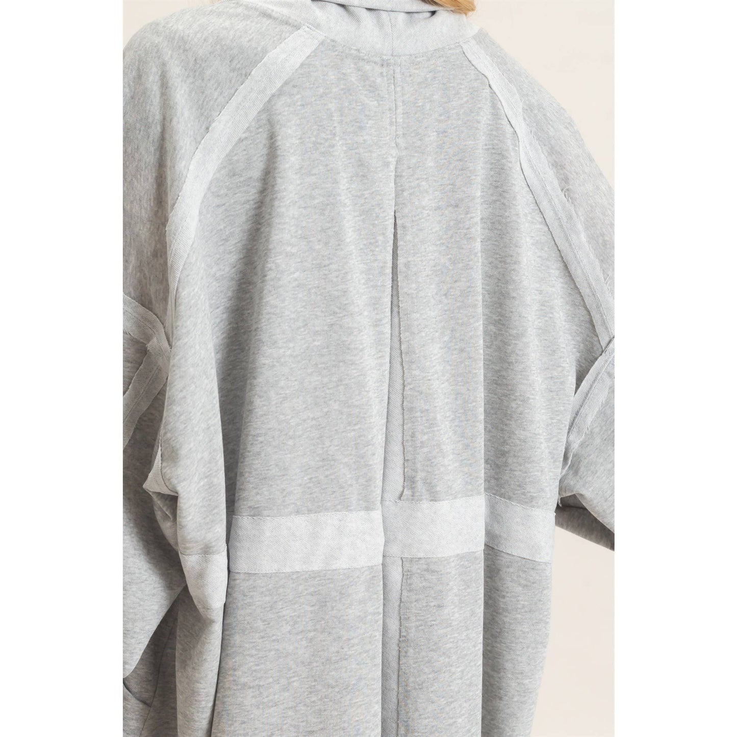 Open Front Tie Waist Cardigan