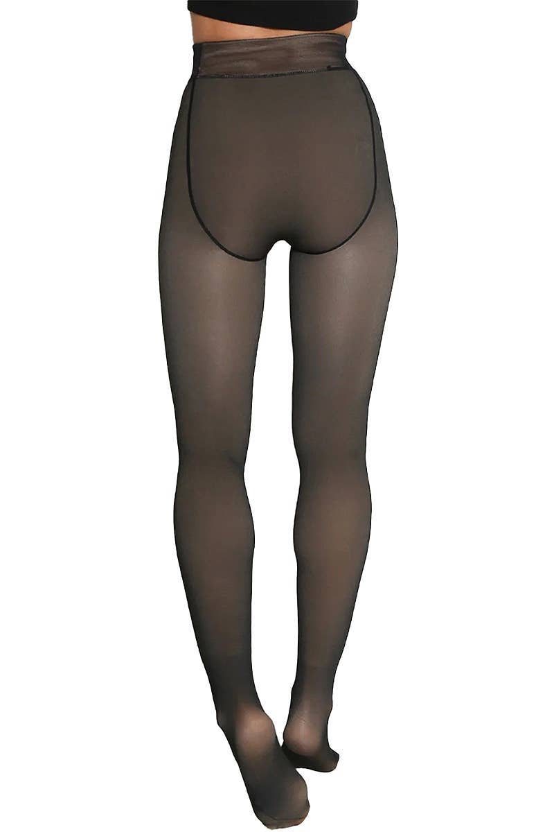 Fleece Lined Pantyhose Tights