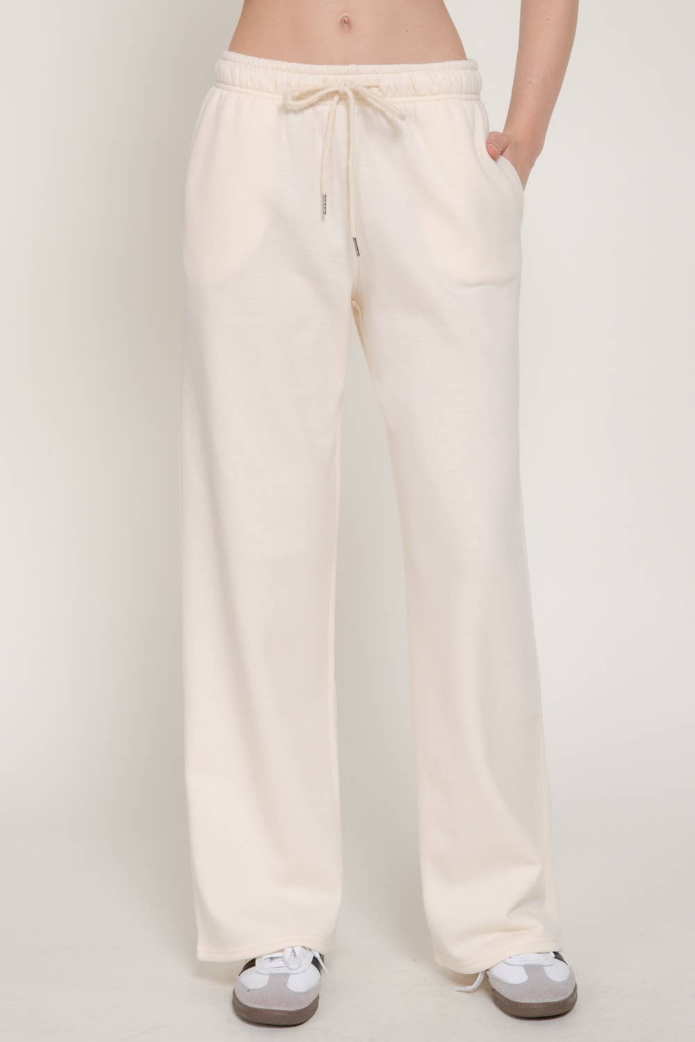 Straight Leg Inner Fleece Jogger Pants