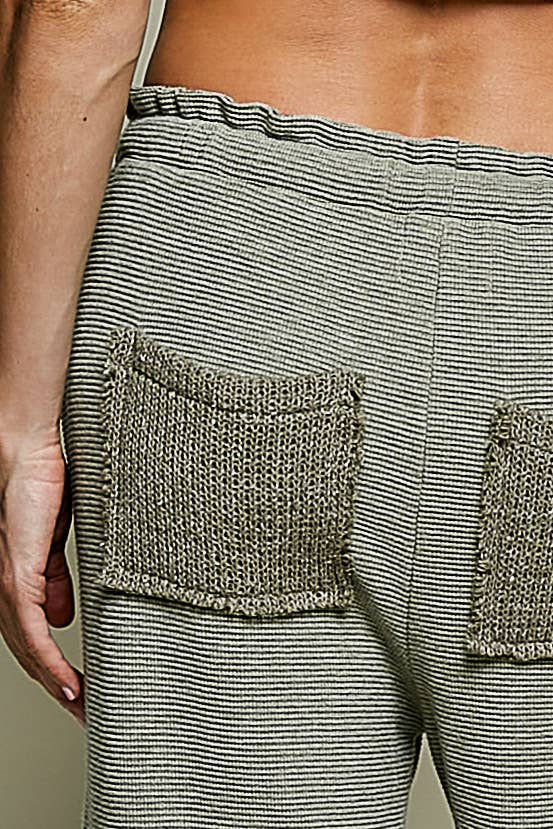 Pol Clothing Thermal Elastic Waist Band High Rise Wide Leg Pants