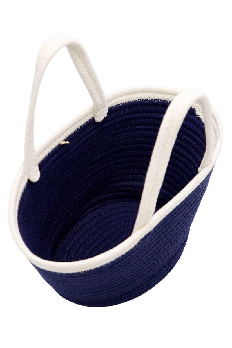 Tassel Thick Wavy Braided Boat Beach Tote Bag