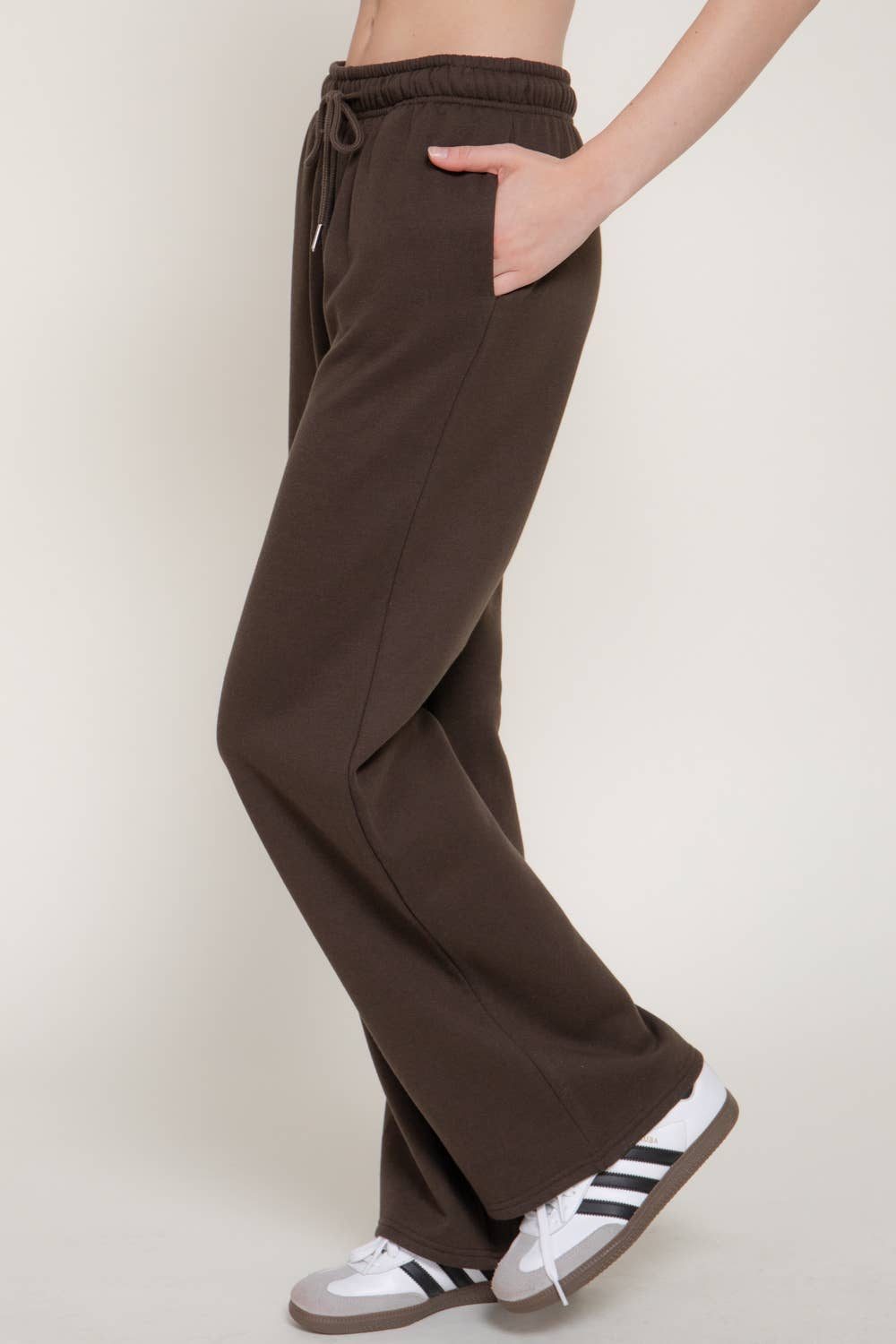 Straight Leg Inner Fleece Jogger Pants