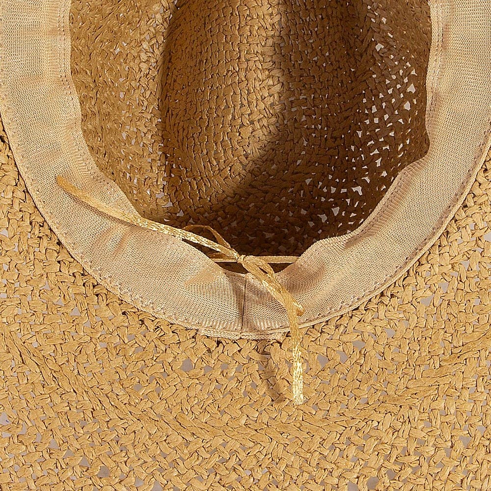 Braided Rope Band Straw Hat