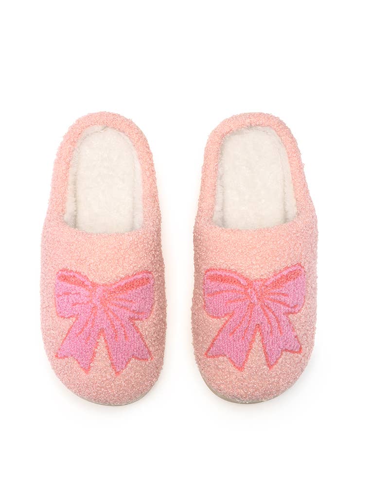 Pretty Bows - Pink Slippers (Indoor/Outdoor)