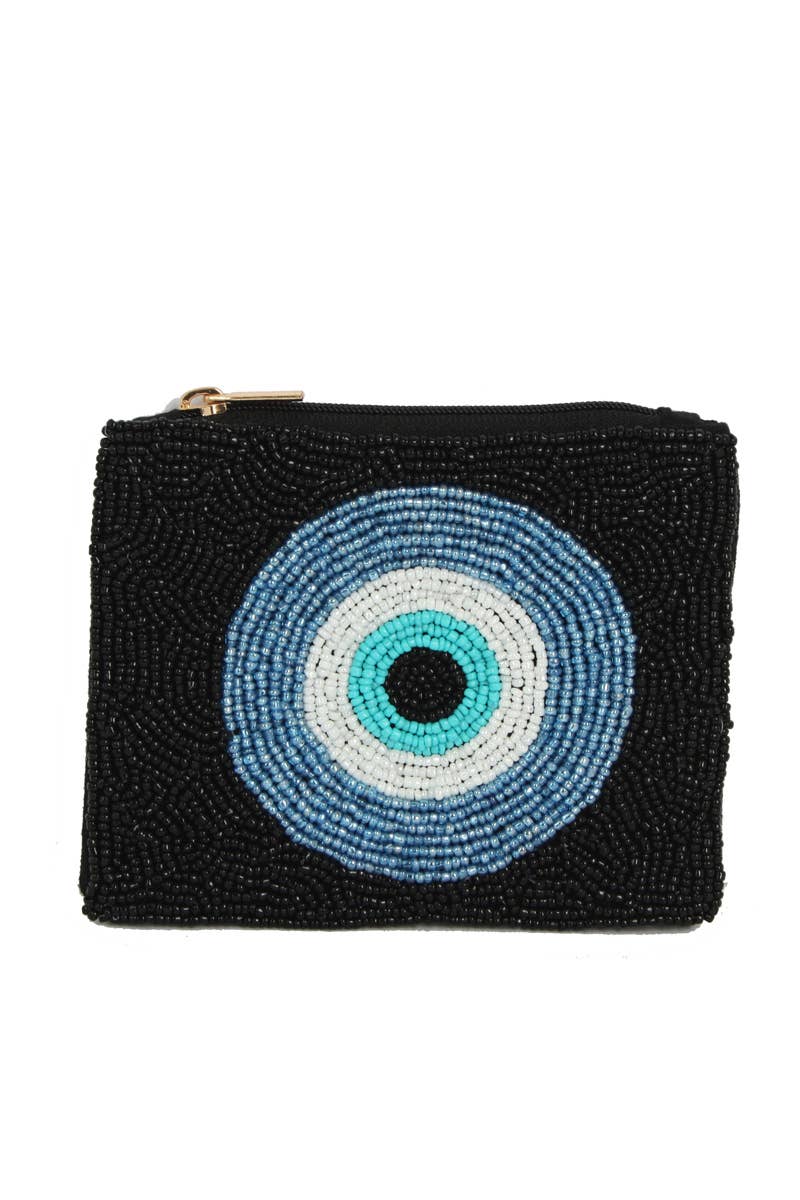 Circle Evil Eye Coin Purse