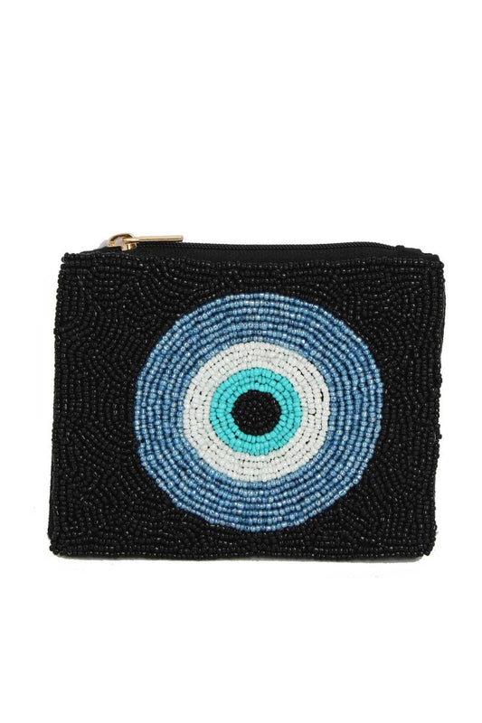 Circle Evil Eye Coin Purse