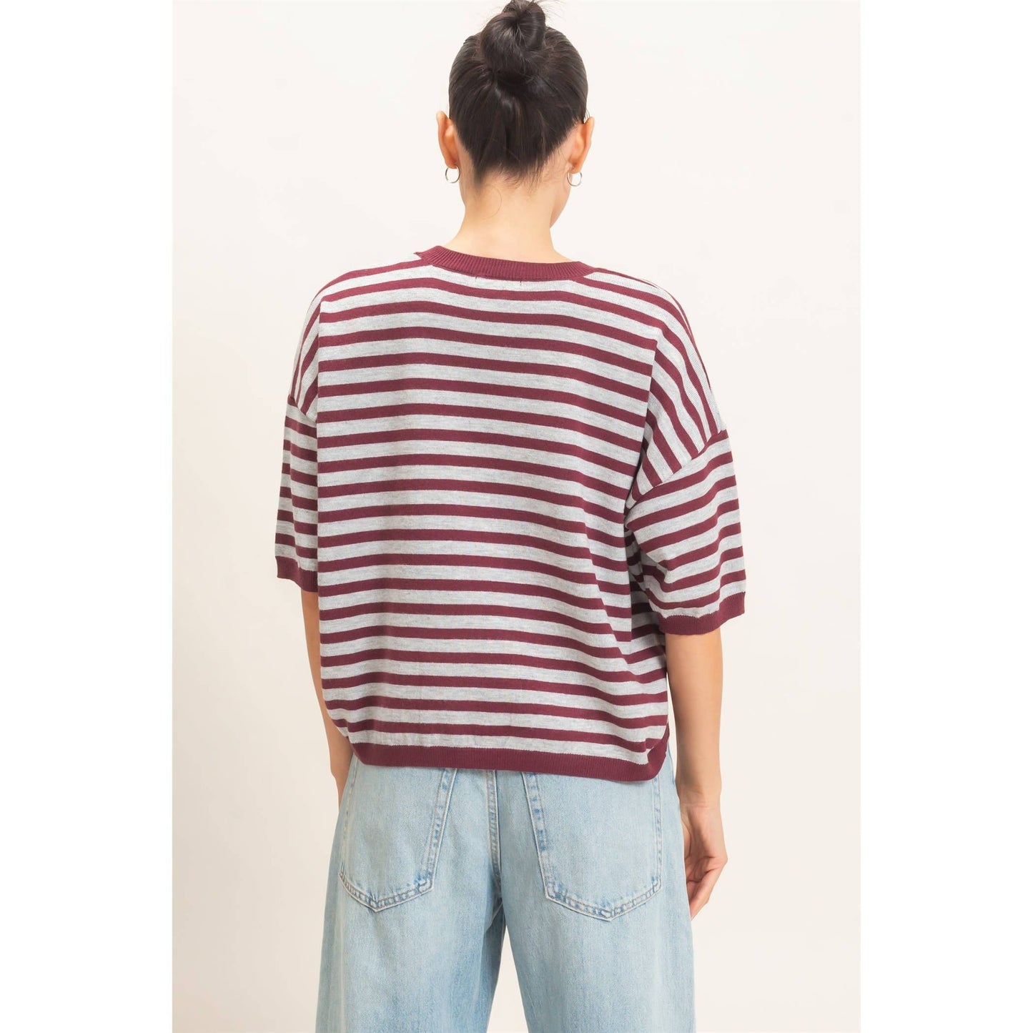Striped Crew Neck Sweater