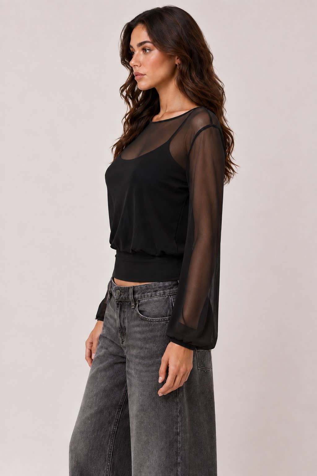 Bell Sleeve Top with Cami Tank