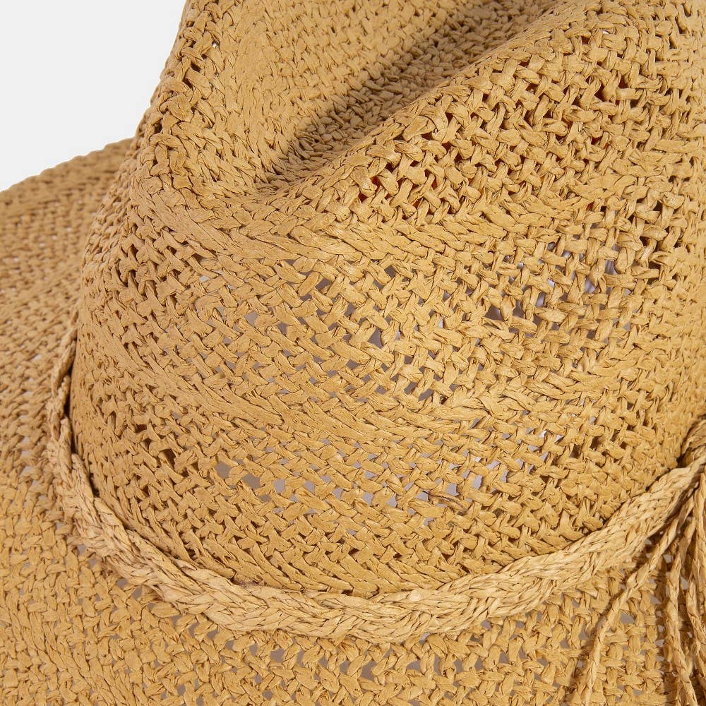 Braided Rope Band Straw Hat