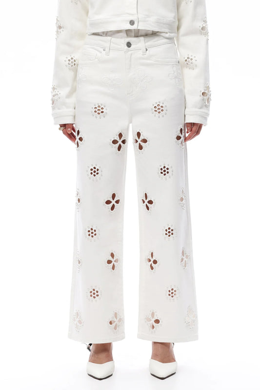 Bayeas High Rise Straight Floral
