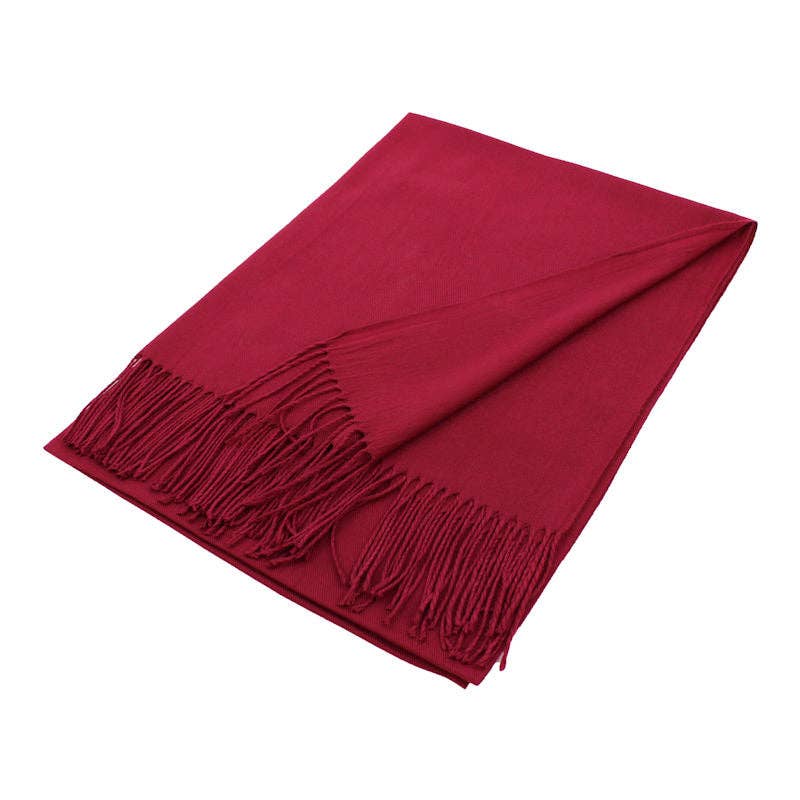 Solid Color Pashmina Scarf Shawl