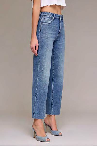 Hidden 28" Inseam Tracey High Rise Straight