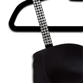 Strap It's Grande Clear Crystal Bra