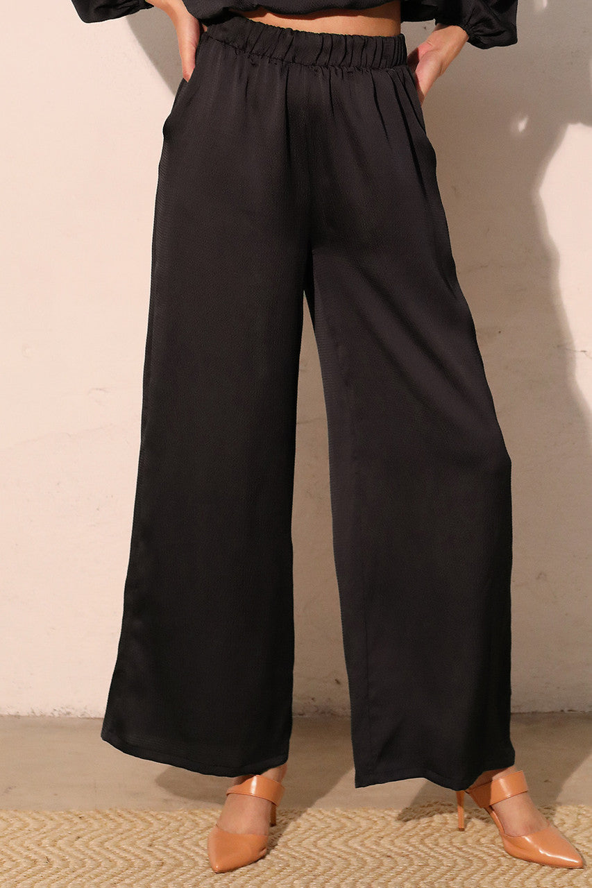 Tyche Hammered Satin Pocket Pants