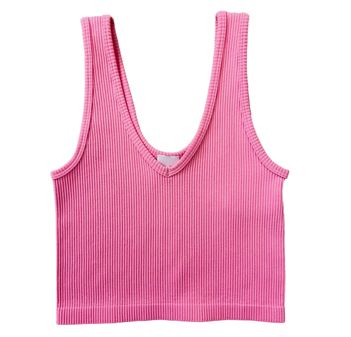 Suzette Ribbed Brami V-Neck Tank