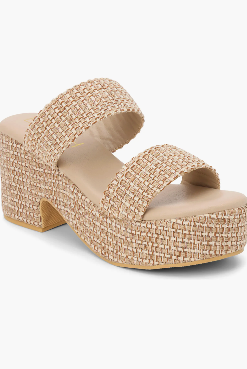 Cocnuts by Matisse Ocean Ave Espadrille Platform Slide Sandal