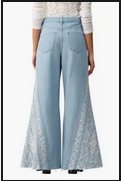 Bayeas High Rise Side Embrodiery Jeans