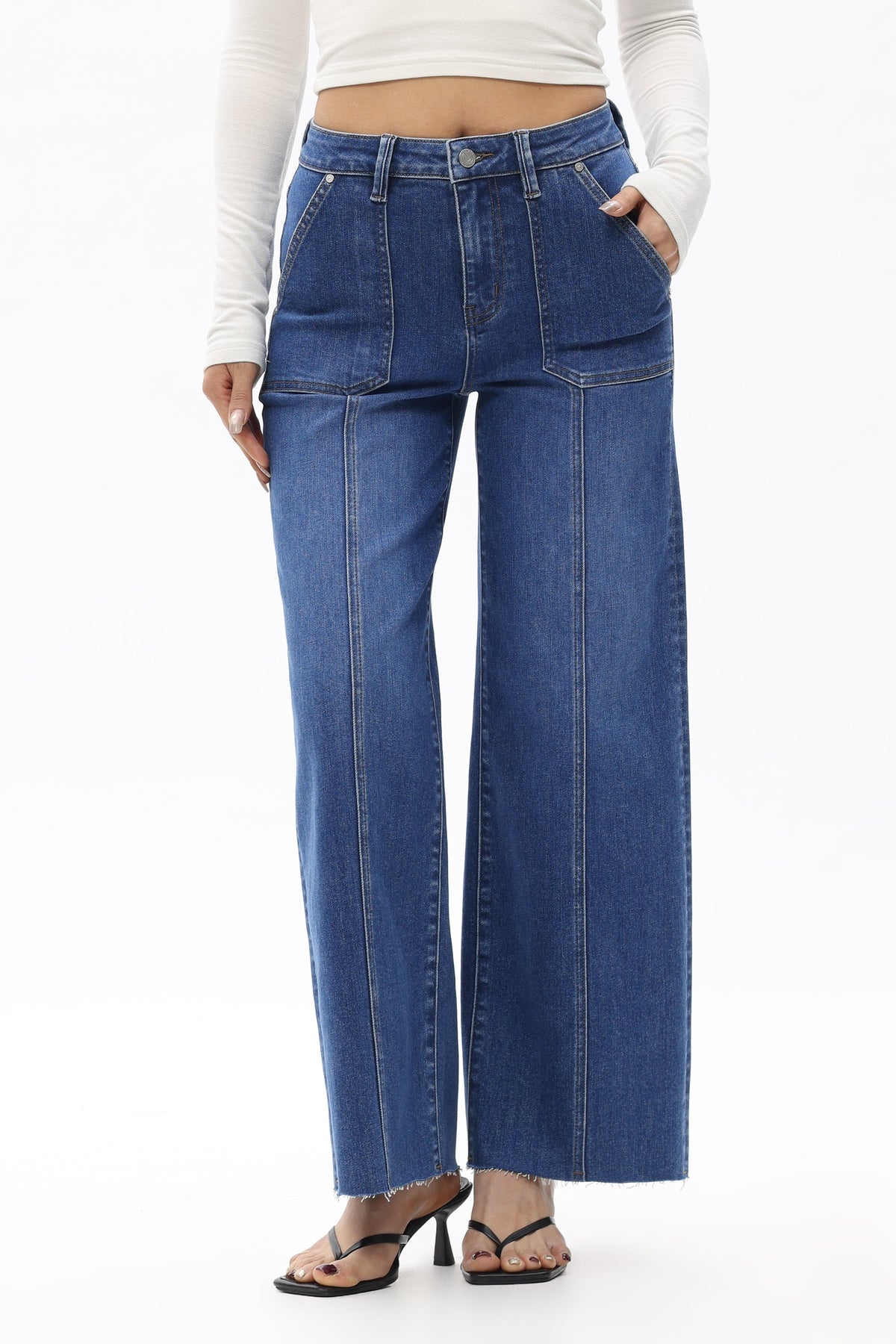Bayeas Long Pocket Jeans