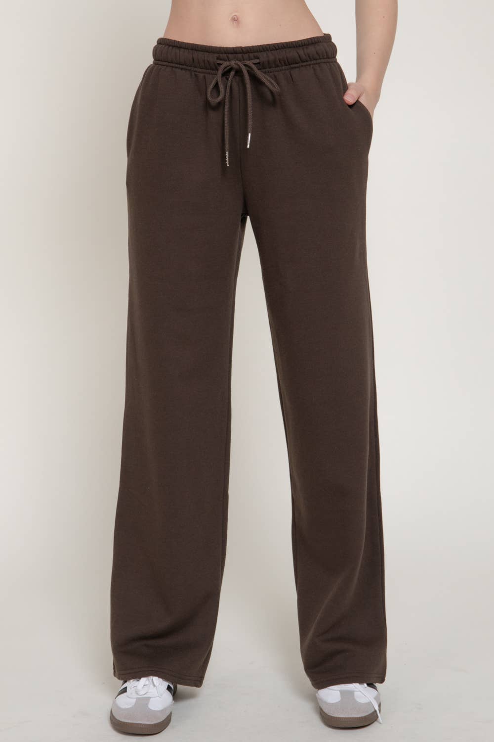 Straight Leg Inner Fleece Jogger Pants