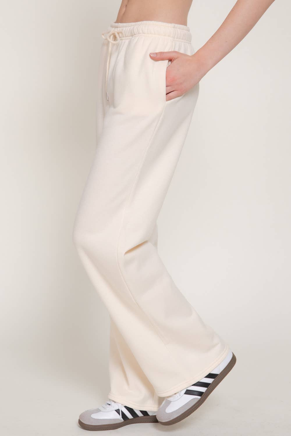 Straight Leg Inner Fleece Jogger Pants