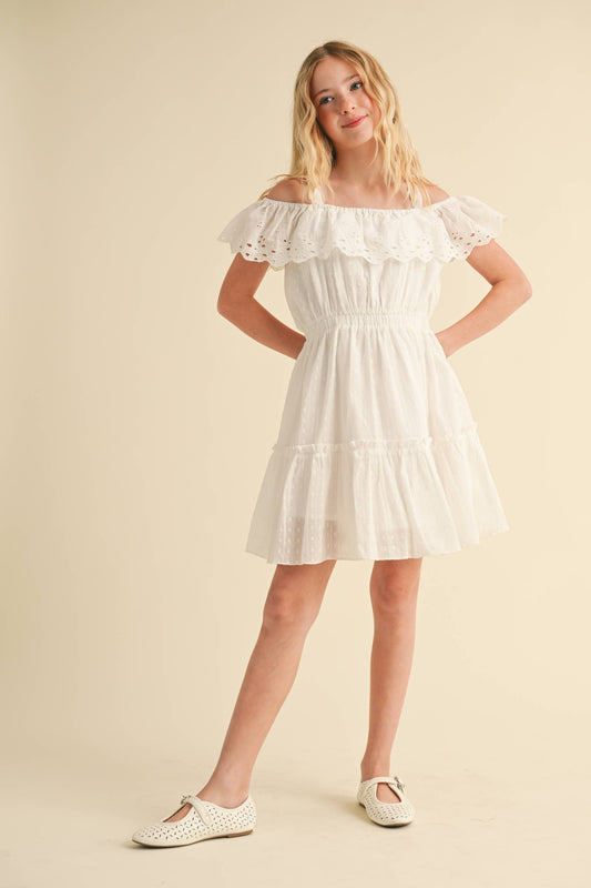 Eyelet Tween Babydoll Sundress
