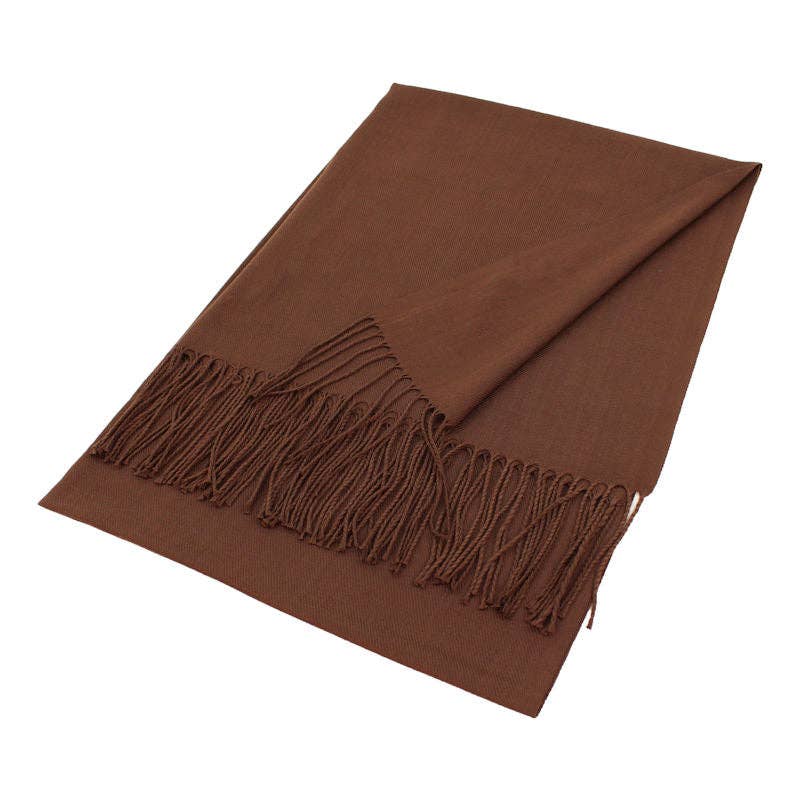 Solid Color Pashmina Scarf Shawl