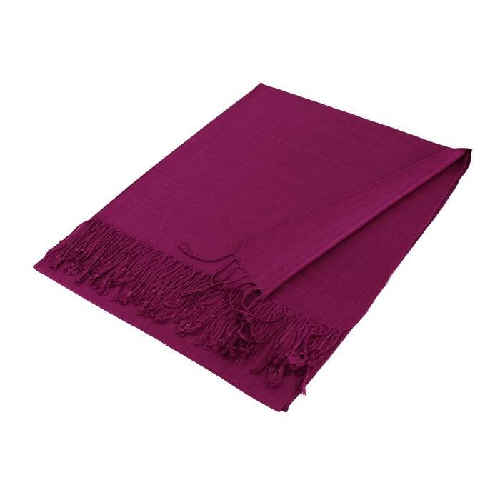 Solid Color Pashmina Scarf Shawl