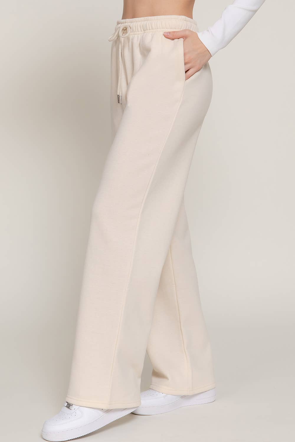 Straight Leg Inner Fleece Jogger Pants