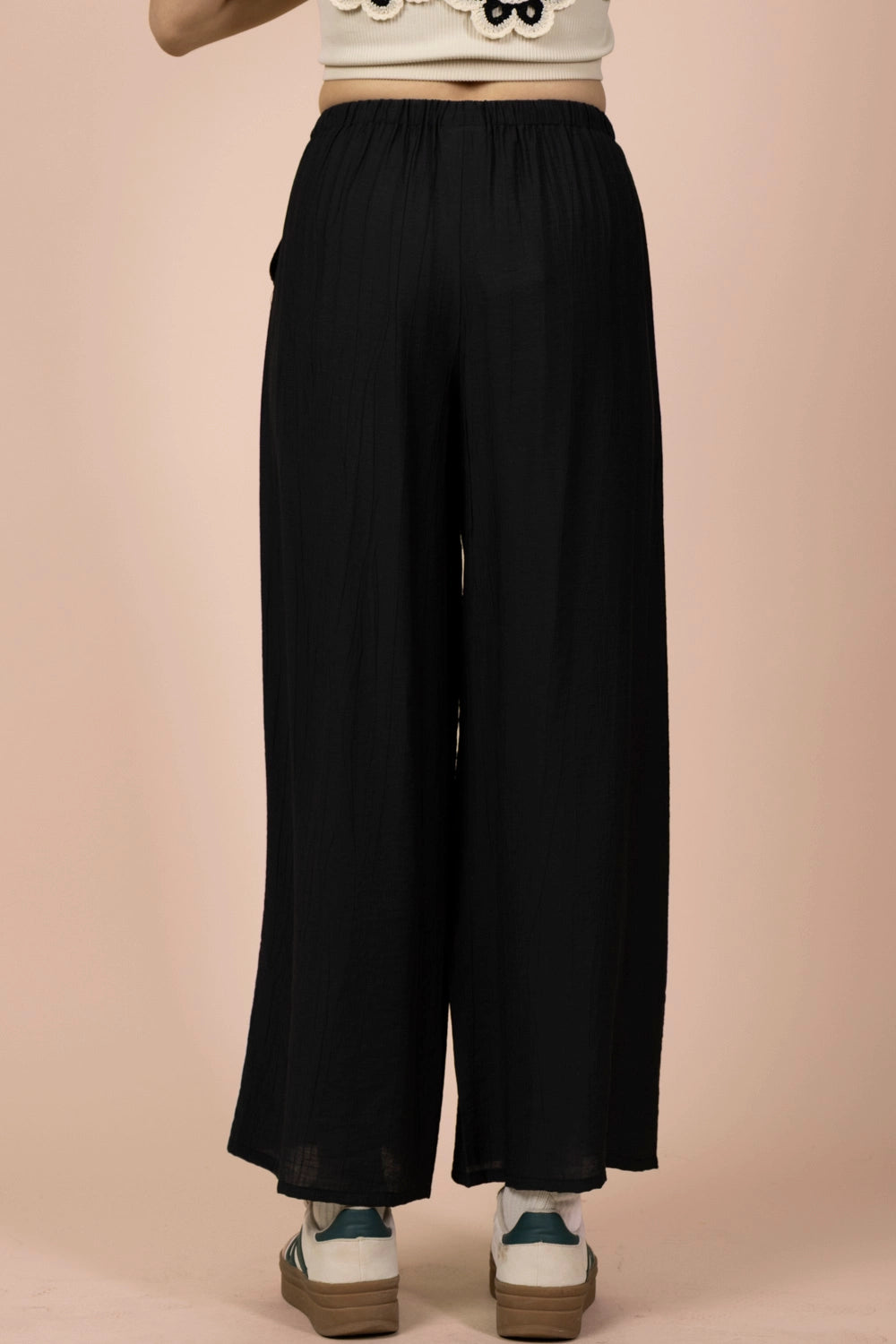 Wide Leg Woven Pants