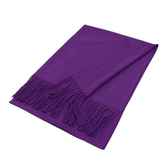 Solid Color Pashmina Scarf Shawl