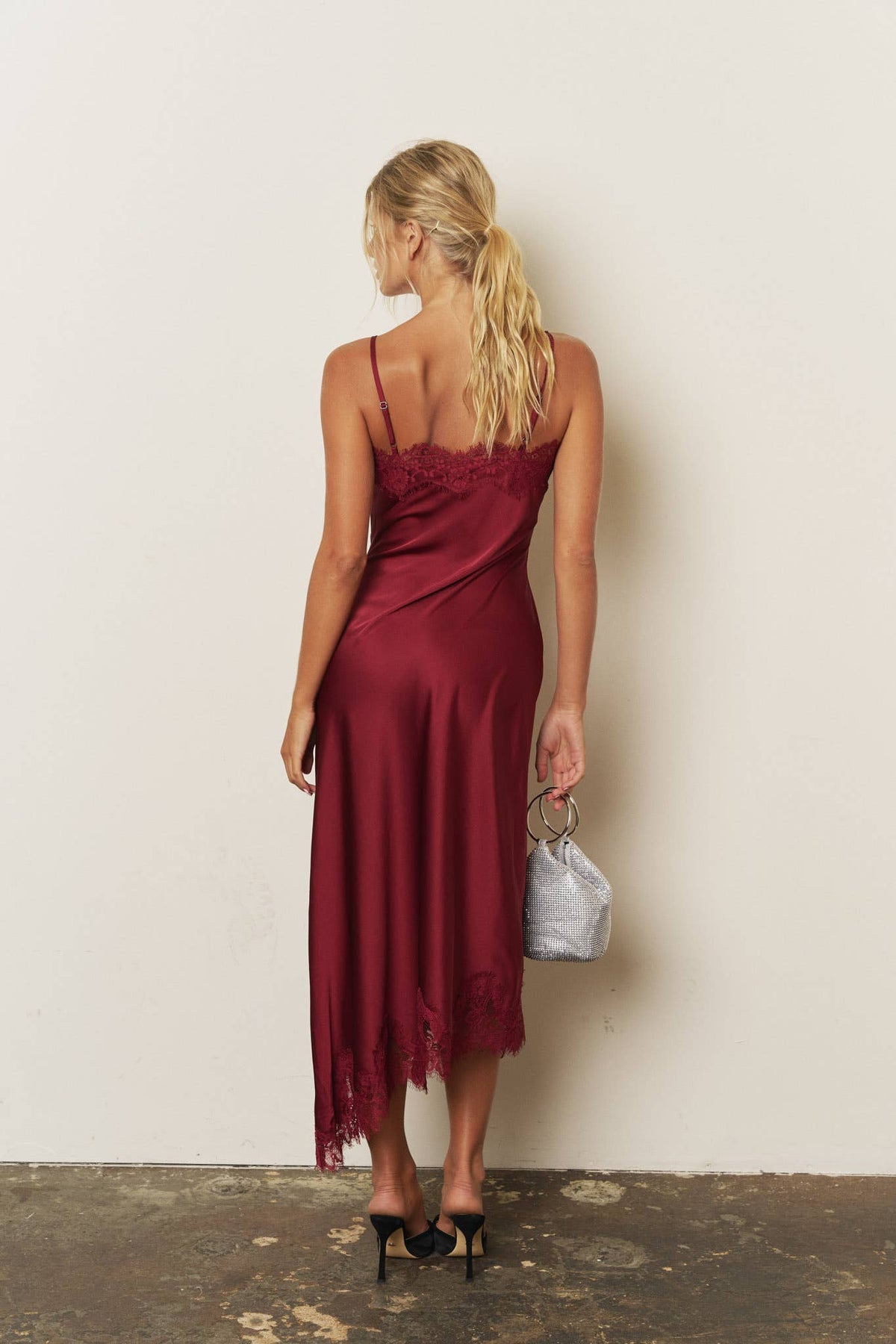 Satin Midi Dress