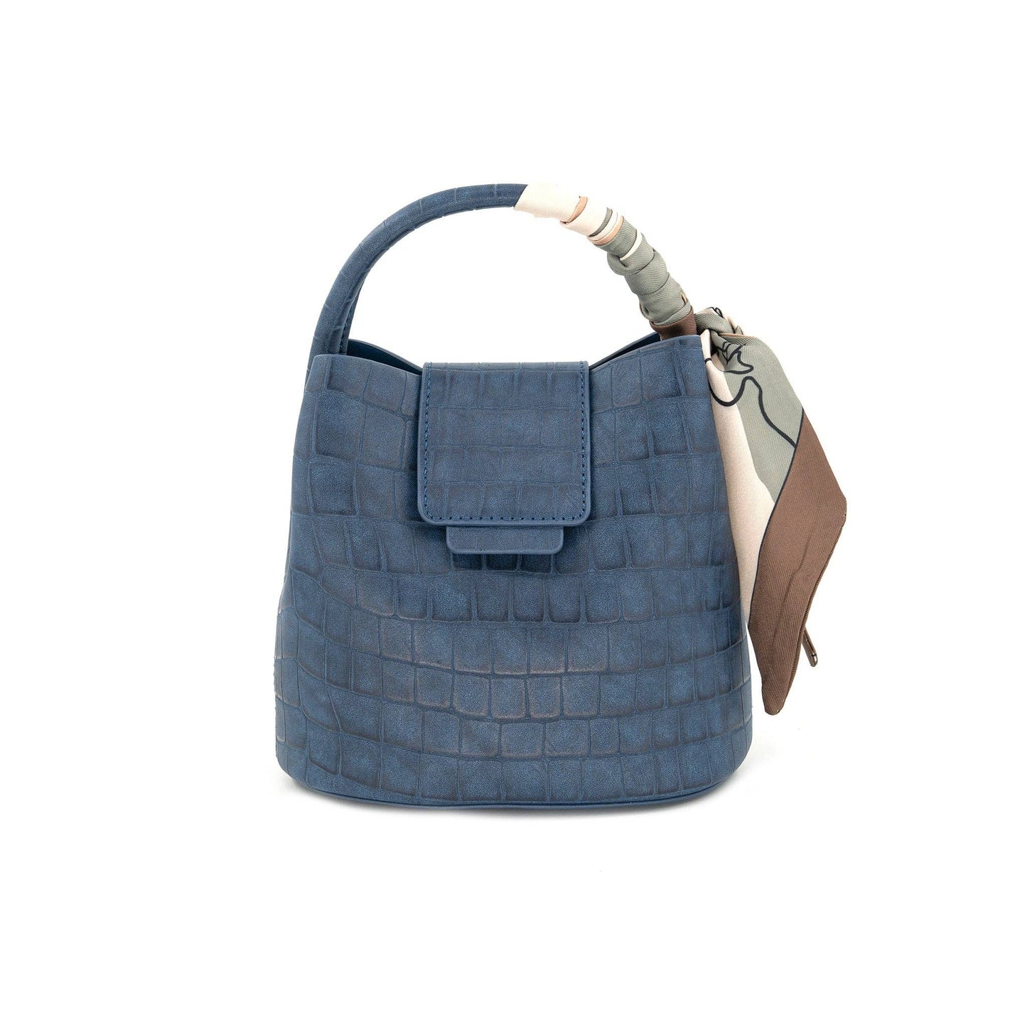 Bucket Bag with Scarf