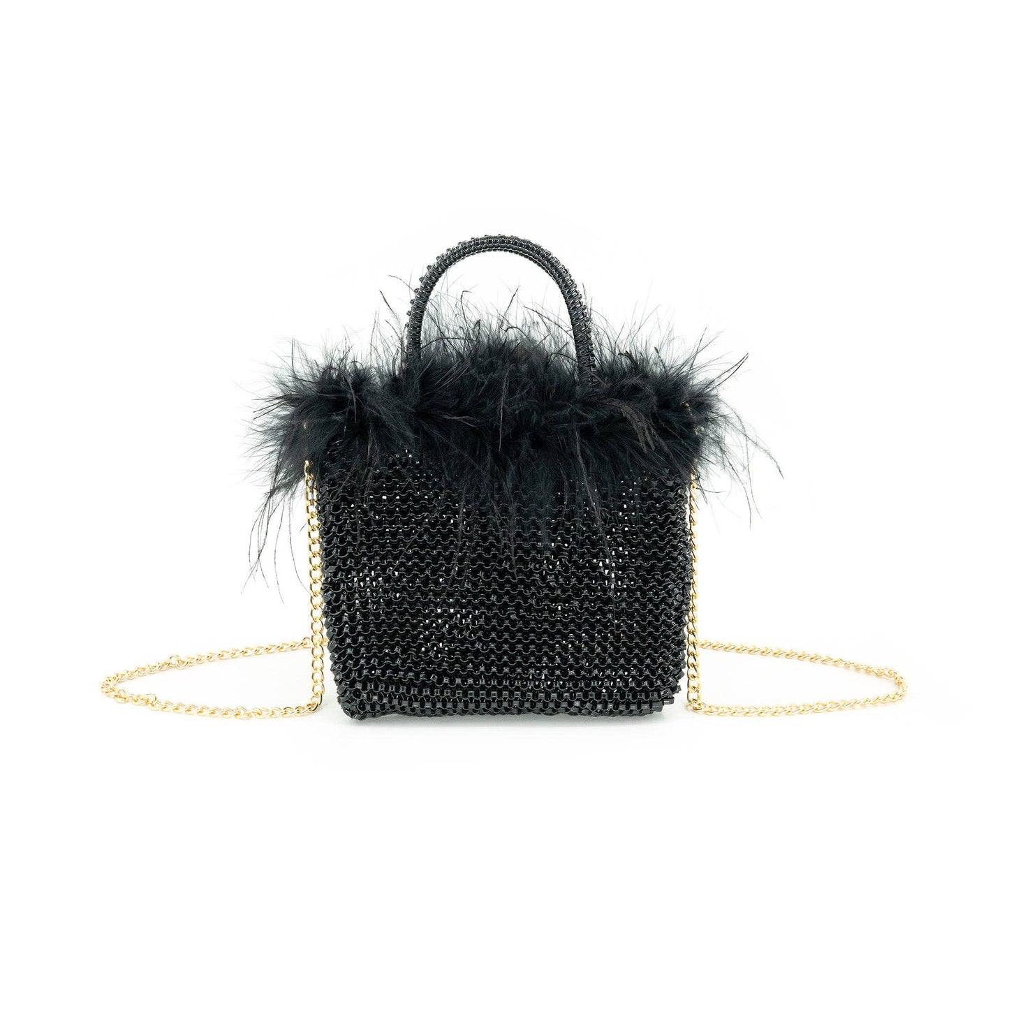 Feather Evening Bag