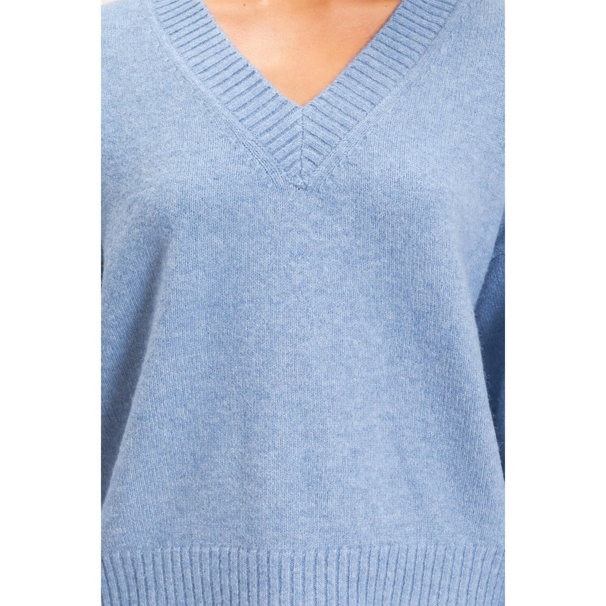 V-Neck Relaxed Fit Sweater