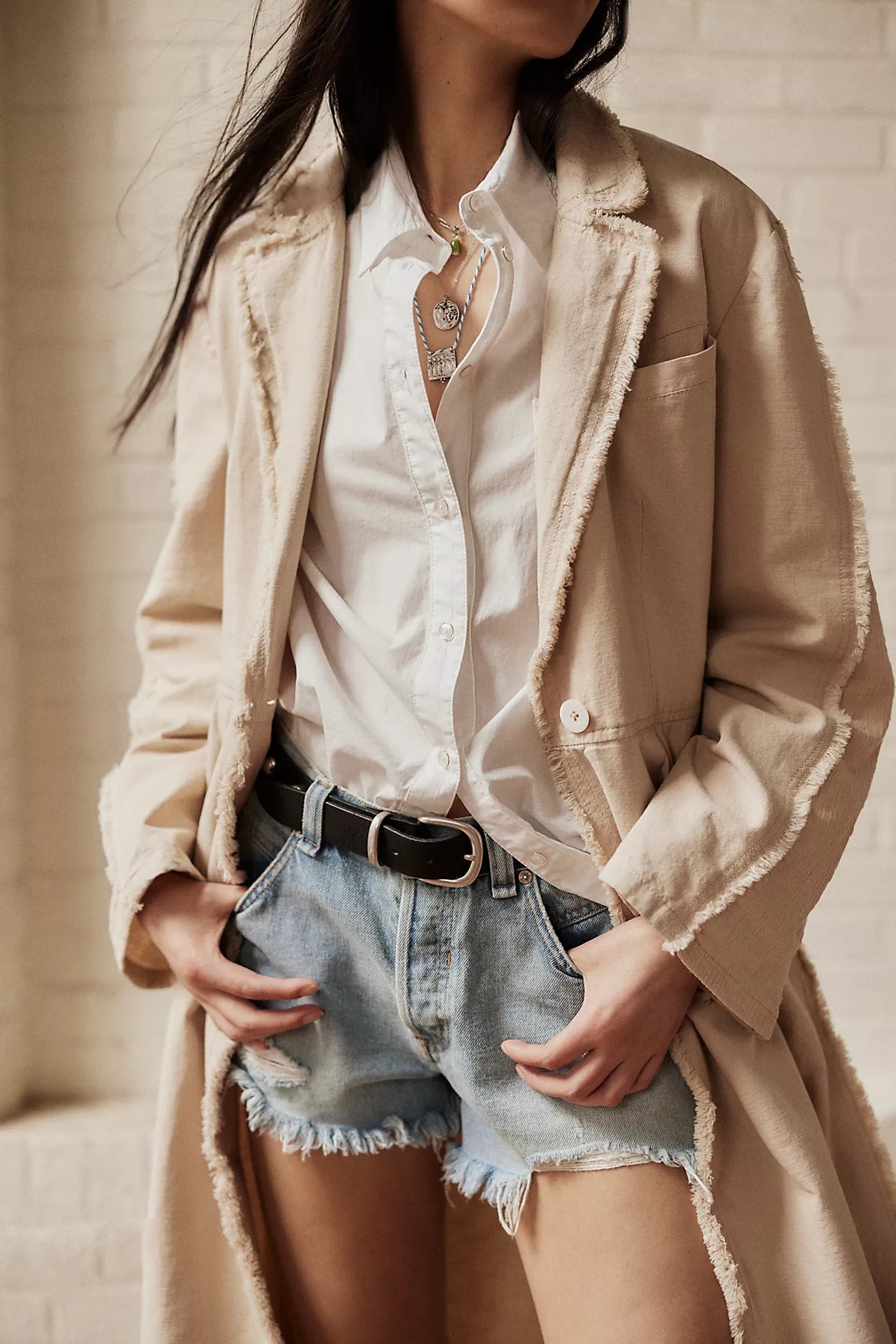 Free People Now or Never Denim Short